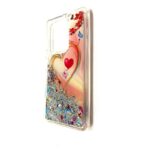 Apple iPhone 12 Mini Hoesje hartje Glitters Siliconen TPU Case BlingBling