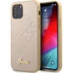 Apple iPhone 12 Pro Max Goud Guess Marble Hard Back cover hoesje