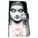 Samsung  Galaxy S7 Edge  Boeddha print boek hoesje met extra vakjes voor pasjes en brief geld