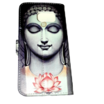 Samsung  Galaxy S7 Edge  Boeddha print boek hoesje met extra vakjes voor pasjes en brief geld - Afbeelding 2