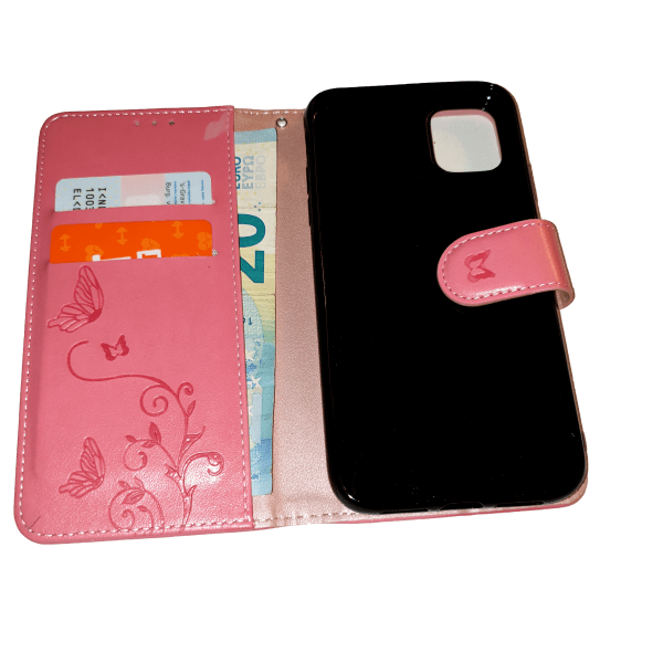 16-4 Apple iPhone 11 pro Roze Magneet boek hoesje met extra vakjes voor pasjes - Afbeelding 1