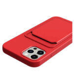 Apple iPhone 12 Pro Max Blauw achterkant TPU hoesje met Pasjes - Afbeelding 5