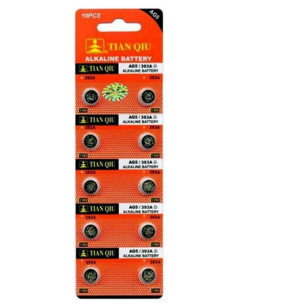 5-3 Battery Alkaline AG5-LR754-393-SR754-193 - Afbeelding 1