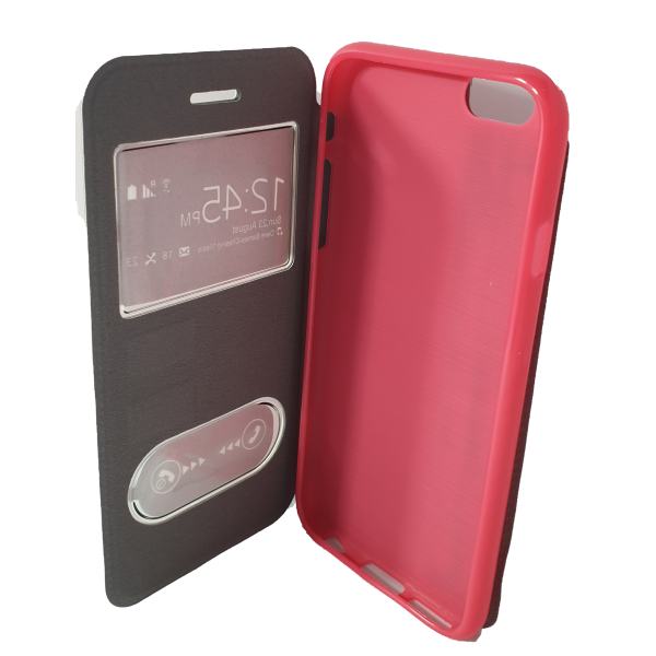 50-1 Apple iPhone 5/5S/SE Commando Case boek hoesje - Afbeelding 1