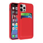 Apple iPhone 12 Pro Max Blauw achterkant TPU hoesje met Pasjes - Afbeelding 4