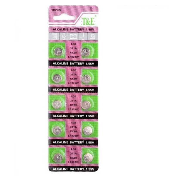 6-1 Battery Alkaline AG6-LR920-371-SR920-171 - Afbeelding 1