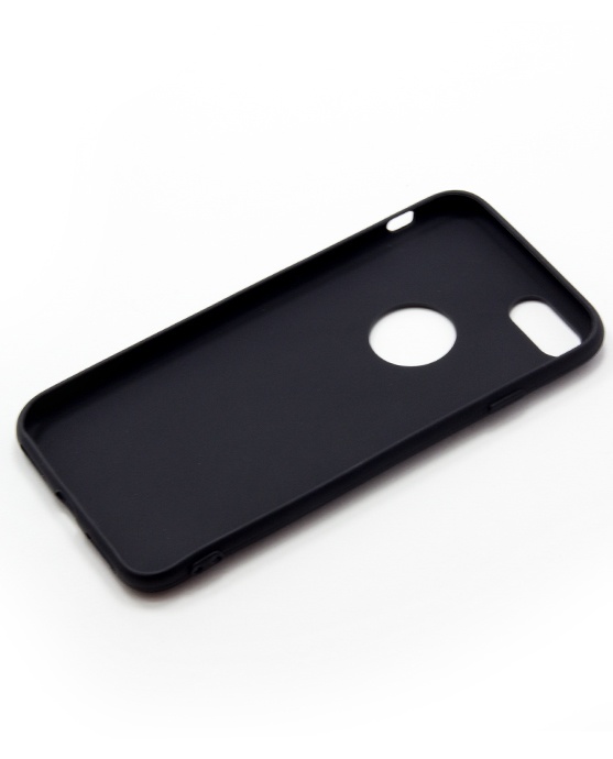 8g-tpu-zwart3_1 Apple iPhone 7 PLUS / 8 Plus Silicone zwart back cover hoesje - Afbeelding 1