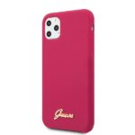 Guess Iphone 11 Pro Max roze achterkant hoesje - Afbeelding 2