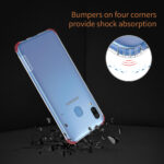 Samsung Galaxy A20/M20 Silicone transparant Nillkin back cover antishock extra stevige hoesje - Afbeelding 3