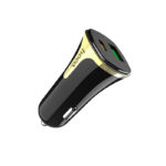 Autolader Hoco -1xUSB QC 3.0 + 1xUSB Type C PD 3.0 met Lightning-USB Type C kabel zwart - Afbeelding 3