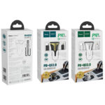 Autolader Hoco -1xUSB QC 3.0 + 1xUSB Type C PD 3.0 met Lightning-USB Type C kabel zwart - Afbeelding 4