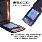 Apple iPhone 6/6S/7/8/SE-2020 Kunstleer Achterkant hoesje met 5 pasjes - Afbeelding 2