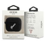 Original Case GUESS – AirPods Cover Zwart Silicone hoesje - Afbeelding 3