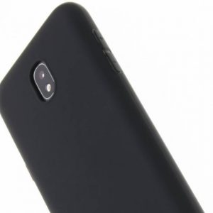 Samsung  Galaxy J7-2017 back cover Silicone zwart hoesje