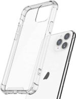 Apple iPhone 11 pro Silicone transparant hoesje met gratis Tempered Glass Screenprotector - Afbeelding 2