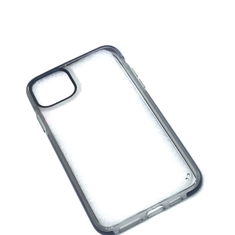 iphone-SE-81 Apple iPhone 11 Pro Stevige Siliconen Transparant achterkant hoesje - Afbeelding 1