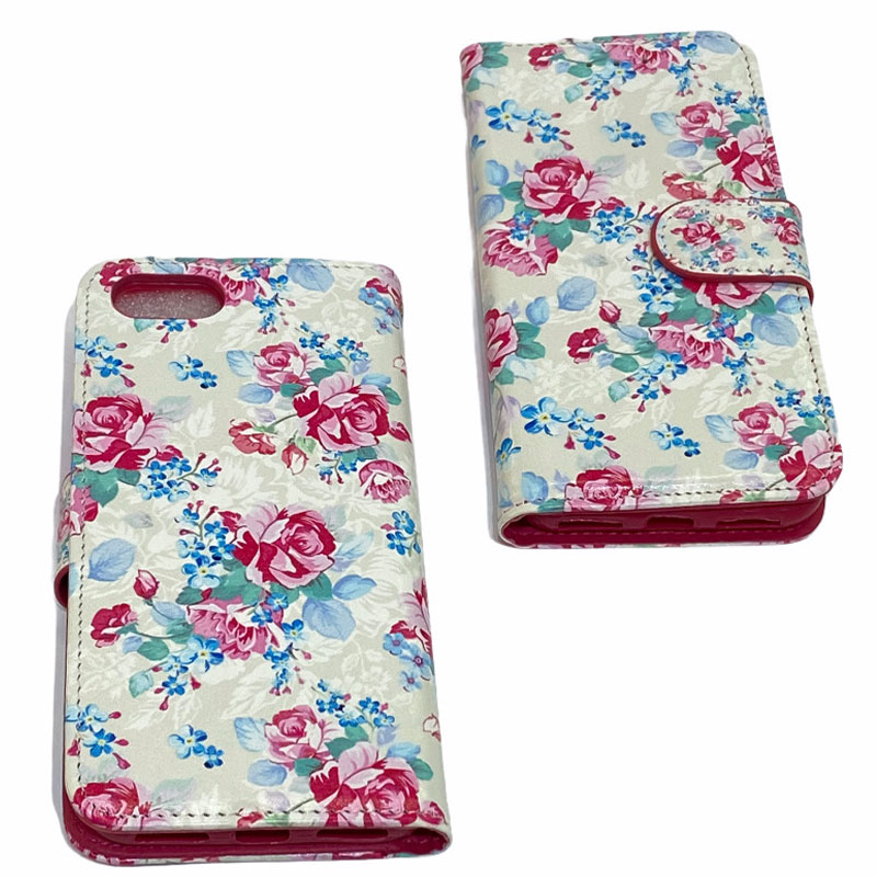 iphone-print-hoesje-9 Apple iPhone 7 Plus / 8 Plus Print Portemonnee Telefoonhoesje - Afbeelding 1