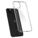 Apple iPhone 11 pro max Silicone transparant antishock extra stevige hoesje - Afbeelding 2