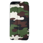 Apple iPhone 5/5S/SE Commando Case bruin  boek hoesje - Afbeelding 2