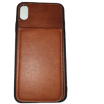 Apple iPhone XR bruine achterkant met pasjes - Afbeelding 2