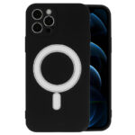 Apple iPhone 12 Pro Max Zwart MagSilicone hoesje - Afbeelding 4