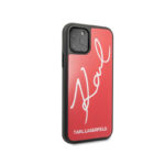 Apple iPhone 12 Pro Max Rood Karl Lagerfeld Hard Back cover hoesje - Afbeelding 4