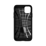 Apple iPhone 12 Pro Max  Zwart Spigen Hard Back cover hoesje
