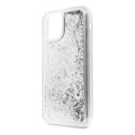 Apple iPhone 11 Pro Guess Silver Glitter hoesje - Afbeelding 2