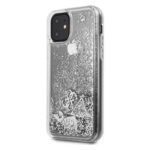 Apple iPhone 11 Pro Guess Silver Glitter hoesje