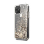 Apple iPhone 12 mini  Guess Goud Glitter Hoesje - Afbeelding 3