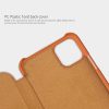 Samsung Galaxy S10 Lite G770 Bruine Qin Leather boek case met extra vakjes voor pasjes