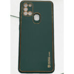 Samsung Galaxy A21S Real Leather Achterkant Telefoon hoesje - Afbeelding 5