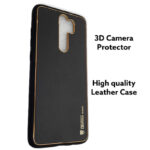Xiaomi Redmi Note 8 Pro Real Leather back cover hoesje l Redmi Note 8 Camera beschermend hoesje - Afbeelding 4