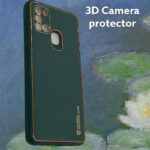 Samsung Galaxy A21S Real Leather Achterkant Telefoon hoesje - Afbeelding 2