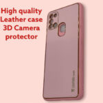 Samsung Galaxy A21S Real Leather Achterkant Telefoon hoesje - Afbeelding 9