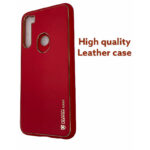 Xiaomi Redmi Note 8 Real Leather back cover hoesje l Redmi Note 8 Pro Camera beschermend hoesje