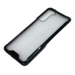 Samsung Galaxy S21/S30 Zwart Clear Extra stevig achterkant hoesje