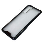 Samsung Galaxy S21/S30 Zwart Clear Extra stevig achterkant hoesje - Afbeelding 4