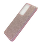 Samsung Galaxy S21/S30 Plus Roze Glitters achterkant hoesje