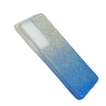 Samsung Galaxy S21/S30 blauw Gliters  achterkant hoesje - Afbeelding 5