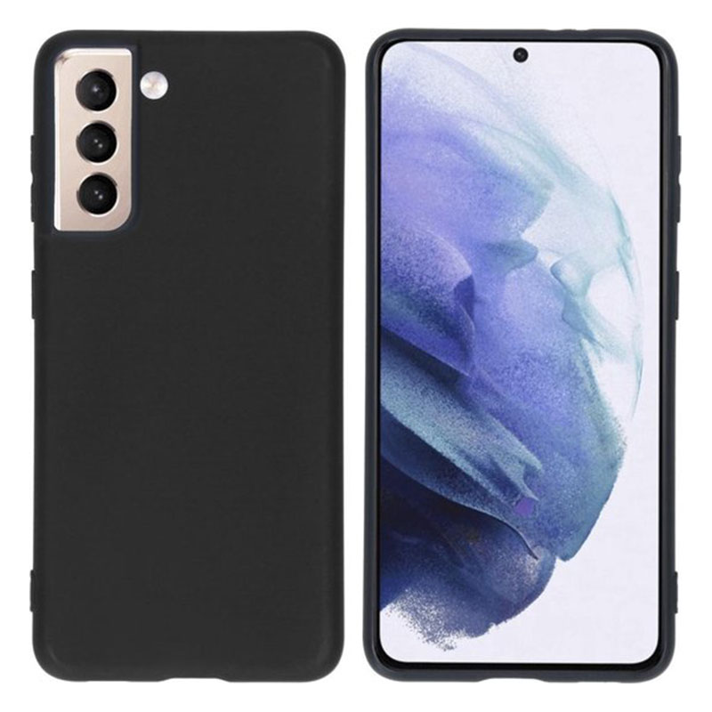 s21-9-1 Samsung Galaxy S21/S30 Plus Zwart achterkant hoesje - Afbeelding 1