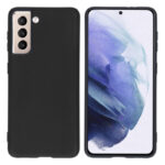 Samsung Galaxy S21 Plus / S30 Plus Zwart TPU achterkant Microvezel binnenkant hoesje