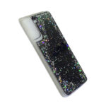 Samsung Galaxy S21/S30 Plus Zwart Gliters  achterkant hoesje - Afbeelding 6