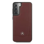 Samsung Galaxy S21/S30 Plus Rood Mercedes-Benz Real Leather back cover hoesje - Afbeelding 2