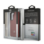 Samsung Galaxy S21/S30 Plus Rood Mercedes-Benz Real Leather back cover hoesje - Afbeelding 3