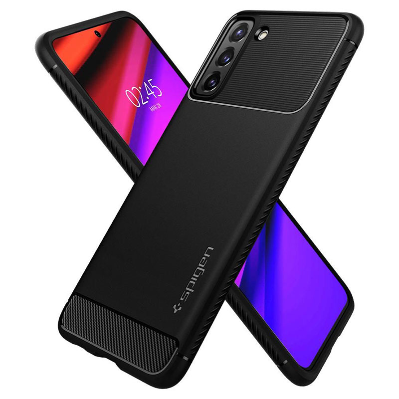 s21-merk-hoesje-27 Samsung Galaxy S21/S30 Plus Zwart Spigen Core Armor back cover hoesje - Afbeelding 1