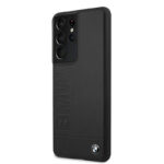 Samsung Galaxy S21/S30 Plus Zwart BMW Real Leather back cover hoesje - Afbeelding 4