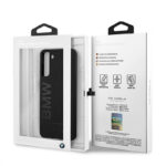 Samsung Galaxy S21/S30 Plus Zwart BMW Real Leather back cover hoesje - Afbeelding 3