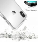 Apple iPhone X/XS Silicone transparant antishock extra stevige hoesje - Afbeelding 2