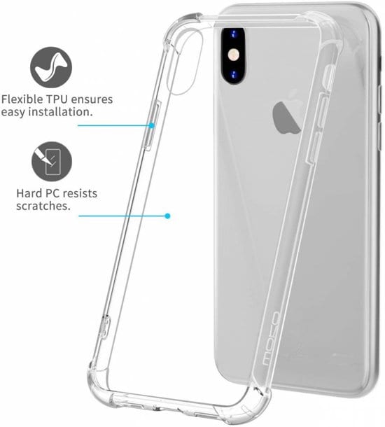 silicone-anti-shock-hoesje-ipone-x-kopie Iphone x silicone anti shock hoesje - Afbeelding 1